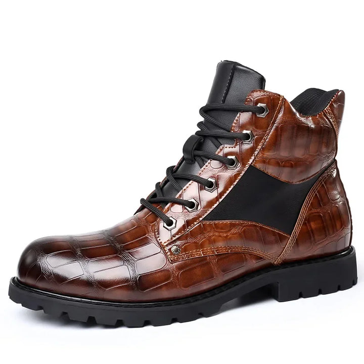 Rendell™ | Leren Croco Boots