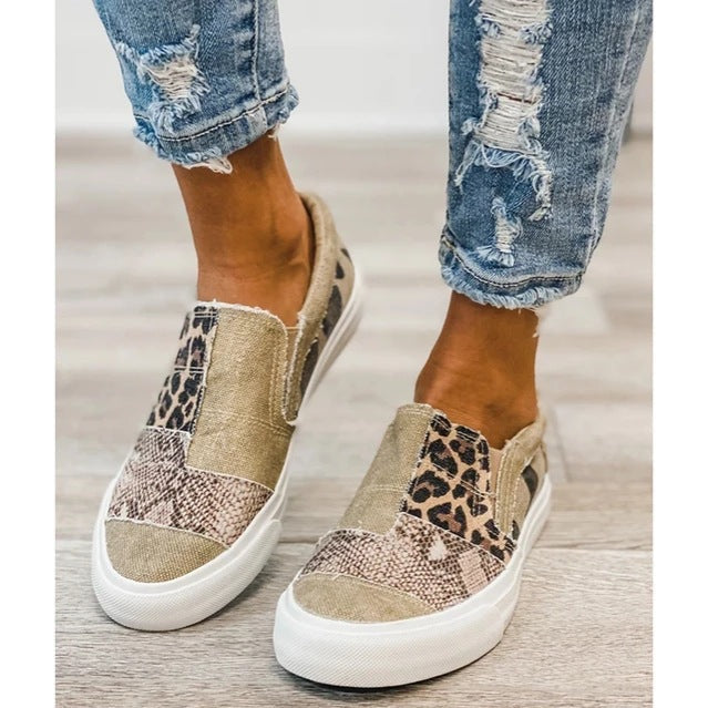 BEVERLY | printed slip-on schoenen